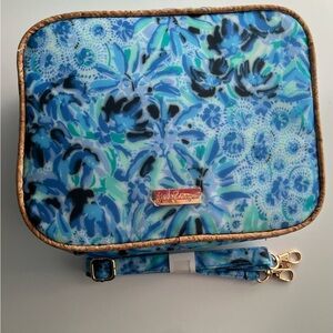 Lilly Pulitzer High Maintenance Iris Blue Insulated Lunch Bag
